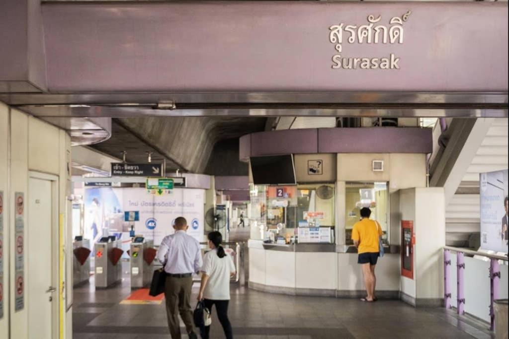 Apartament P4 Silom Large 2Beds Full Kitchen Wifi 4-6Pax Bangkok Zewnętrze zdjęcie